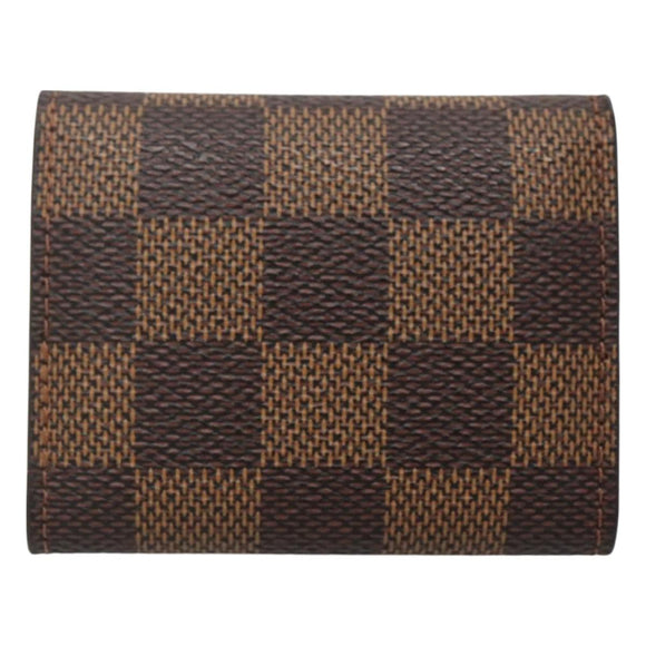 LOUIS VUITTON Damier Ebene Cuffs Cuff Case LV Auth BA3390