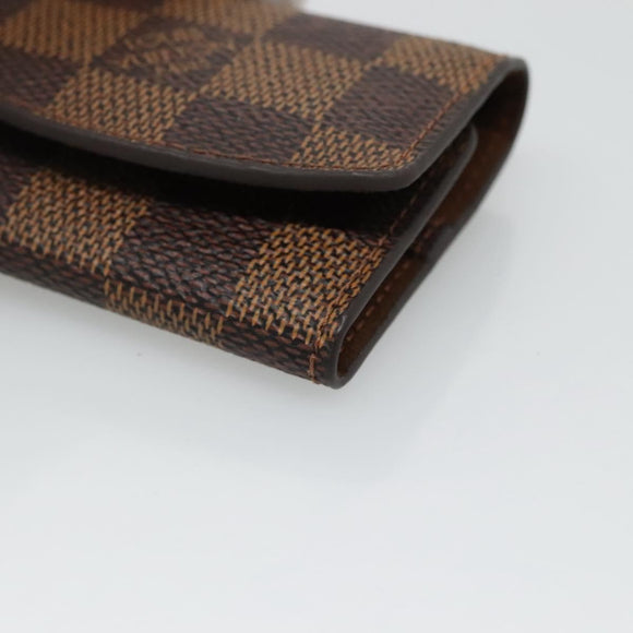 LOUIS VUITTON Damier Ebene Cuffs Cuff Case LV Auth BA3390