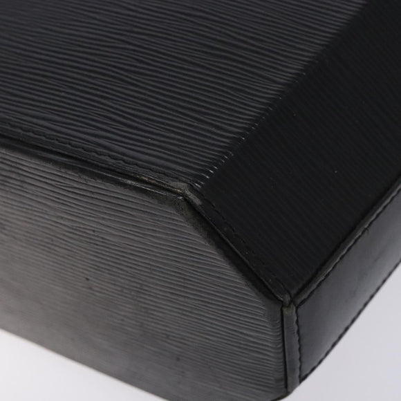 LOUIS VUITTON Epi Sac Seau Shoulder Bag Black M80161 LV Auth BA3396