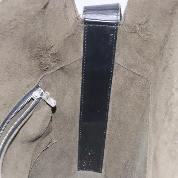 LOUIS VUITTON Epi Sac Seau Shoulder Bag Black M80161 LV Auth BA3396