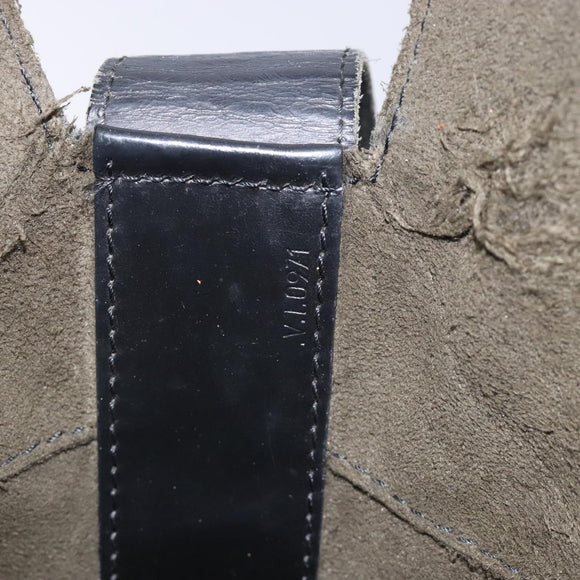 LOUIS VUITTON Epi Sac Seau Shoulder Bag Black M80161 LV Auth BA3396