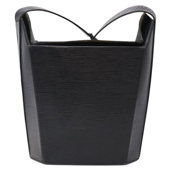 LOUIS VUITTON Epi Sac Seau Shoulder Bag Black M80161 LV Auth BA3396