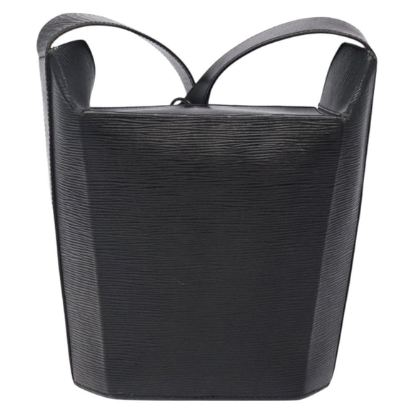 LOUIS VUITTON Epi Sac Seau Shoulder Bag Black M80161 LV Auth BA3396