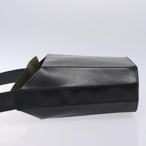 LOUIS VUITTON Epi Sac Seau Shoulder Bag Black M80161 LV Auth BA3396