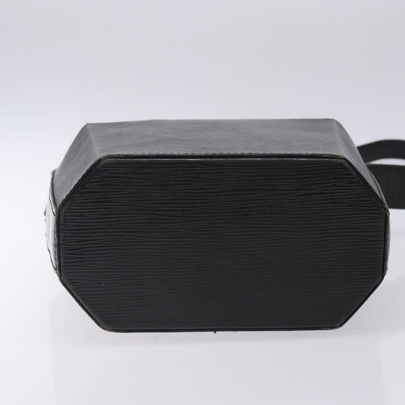 LOUIS VUITTON Epi Sac Seau Shoulder Bag Black M80161 LV Auth BA3396