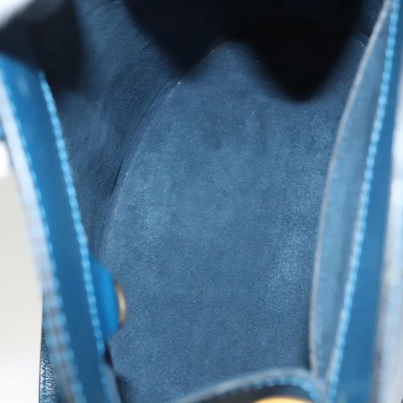 LOUIS VUITTON Epi Cluny Shoulder Bag Blue M52255 LV Auth BA3397