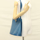 LOUIS VUITTON Epi Cluny Shoulder Bag Blue M52255 LV Auth BA3397-21
