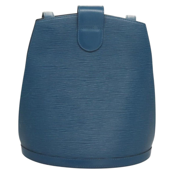 LOUIS VUITTON Epi Cluny Shoulder Bag Blue M52255 LV Auth BA3397