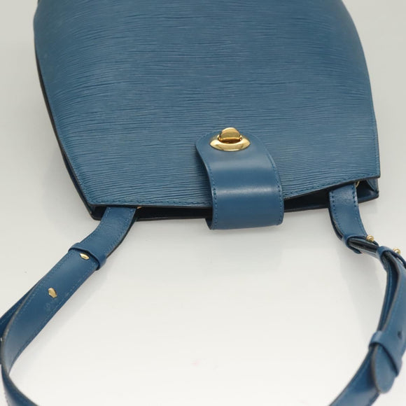 LOUIS VUITTON Epi Cluny Shoulder Bag Blue M52255 LV Auth BA3397
