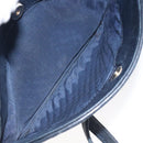 BALLY Shoulder Bag Leather Navy Gold Auth BA3407-12