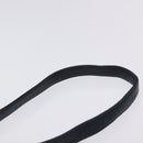 BALLY Shoulder Bag Leather Navy Gold Auth BA3407-8