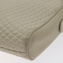 BALLY Shoulder Bag Leather Beige Gold Auth BA3408-15