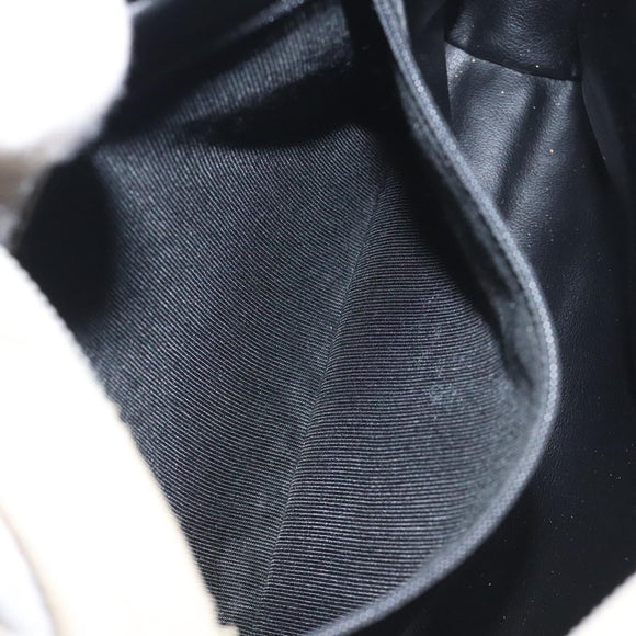 BALLY Shoulder Bag Leather Beige Gold Auth BA3408