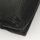 BALLY Tote Bag Leather Black Gold Auth BA3412-12