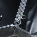 BALLY Tote Bag Leather Black Gold Auth BA3412-22