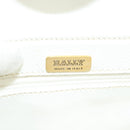 BALLY Shoulder Bag Straw Leather Beige Gold Auth BA3413-9