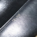 CELINE Shoulder Bag Leather Black Gold Auth BA3418-16