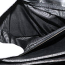 CELINE Shoulder Bag Leather Black Gold Auth BA3418-21