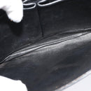 CELINE Shoulder Bag Leather Black Gold Auth BA3418-22