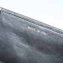 CELINE Shoulder Bag Leather Black Gold Auth BA3418-23