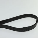 CELINE Shoulder Bag Leather Black Gold Auth BA3418-8