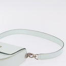 CELINE Shoulder Bag Leather Peppermint Silver Auth BA3419-15