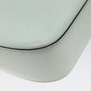 CELINE Shoulder Bag Leather Peppermint Silver Auth BA3419-13