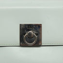 CELINE Shoulder Bag Leather Peppermint Silver Auth BA3419-14