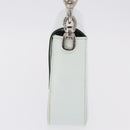 CELINE Shoulder Bag Leather Peppermint Silver Auth BA3419-6