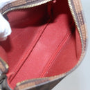 LOUIS VUITTON Damier Ebene Trousse Makeup Pouch N51982 LV Auth BA3421-11