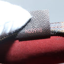 LOUIS VUITTON Damier Ebene Trousse Makeup Pouch N51982 LV Auth BA3421-12