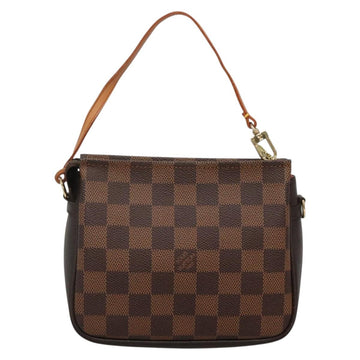LOUIS VUITTON Damier Ebene Trousse Makeup Pouch N51982 LV Auth BA3421 - 0
