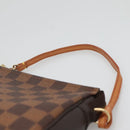 LOUIS VUITTON Damier Ebene Trousse Makeup Pouch N51982 LV Auth BA3421-8