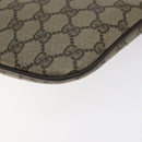 GUCCI GG Supreme Web Sherry Line Shoulder Bag PVC Beige 004 02 047 Auth BA3428-16