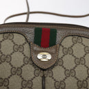 GUCCI GG Supreme Web Sherry Line Shoulder Bag PVC Beige 004 02 047 Auth BA3428-18