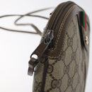 GUCCI GG Supreme Web Sherry Line Shoulder Bag PVC Beige 004 02 047 Auth BA3428-9