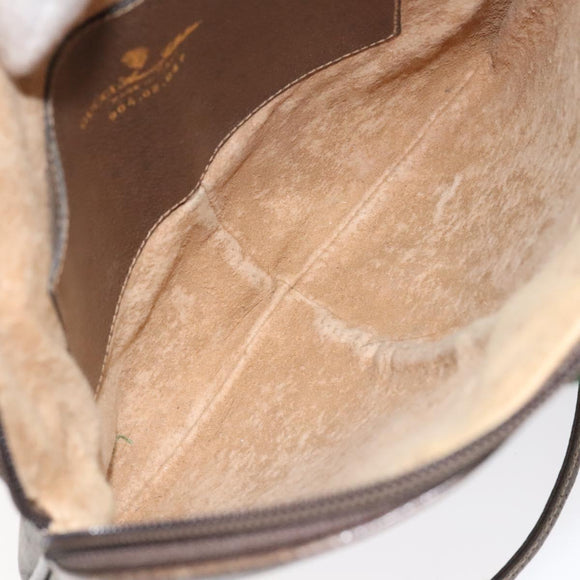 GUCCI GG Supreme Web Sherry Line Shoulder Bag PVC Beige 004 02 047 Auth BA3428