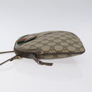 GUCCI GG Supreme Web Sherry Line Shoulder Bag PVC Beige 004 02 047 Auth BA3428-4