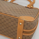 GUCCI Micro GG Supreme Hand Bag PVC Beige Gold 000 39 0030 Auth BA3431-8