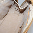 GUCCI Micro GG Supreme Hand Bag PVC Beige Gold 000 39 0030 Auth BA3431-20