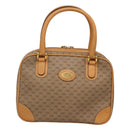 GUCCI Micro GG Supreme Hand Bag PVC Beige Gold 000 39 0030 Auth BA3431-13