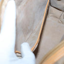 GUCCI Micro GG Supreme Hand Bag PVC Beige Gold 000 39 0030 Auth BA3431-23