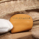 GUCCI Micro GG Supreme Hand Bag PVC Beige Gold 000 39 0030 Auth BA3431-12