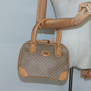 GUCCI Micro GG Supreme Hand Bag PVC Beige Gold 000 39 0030 Auth BA3431-24