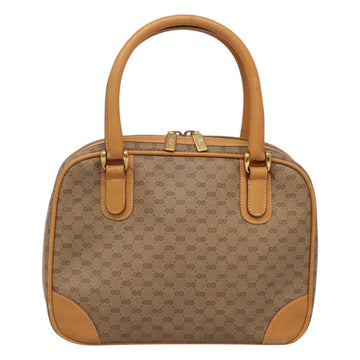GUCCI Micro GG Supreme Hand Bag PVC Beige Gold 000 39 0030 Auth BA3431 - 0