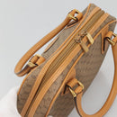 GUCCI Micro GG Supreme Hand Bag PVC Beige Gold 000 39 0030 Auth BA3431-6