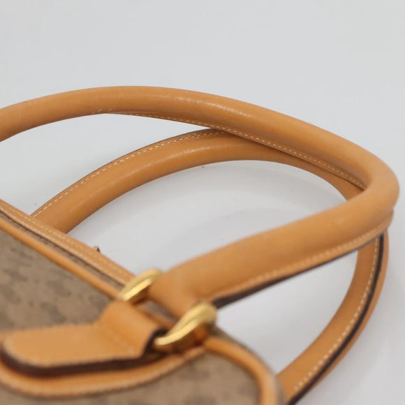 GUCCI Micro GG Supreme Hand Bag PVC Beige Gold 000 39 0030 Auth BA3431