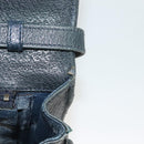 GUCCI Micro GG Supreme Shoulder Bag PVC Navy Gold 89 02 050 Auth BA3432-20