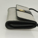 GUCCI Micro GG Supreme Shoulder Bag PVC Navy Gold 89 02 050 Auth BA3432-3