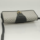GUCCI Micro GG Supreme Shoulder Bag PVC Navy Gold 89 02 050 Auth BA3432-6